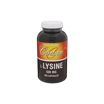 Carlson Labs, L-Lysine 500 mg 300 Capsules