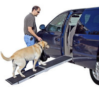 Rage Powersports 72 Lightweight Extra Wide Folding Aluminum Pet Ramp