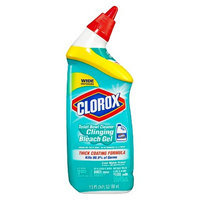 Clorox Fresh Scent Clinging Bleach Gel Toilet Bowl Cleaner 24 oz