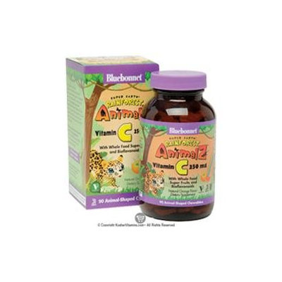 Bluebonnet Nutrition - Animalz Vitamin C Natural Orange Flavor - 90 Chewables