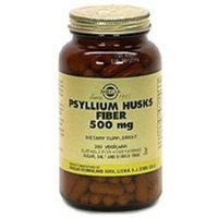 Solgar - Psyllium Husks Fiber 500 mg. - 200 Vegetarian Capsules
