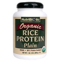 Nutribiotic - Organic Vegan Rice Protein Plain Flavor - 3 lbs.