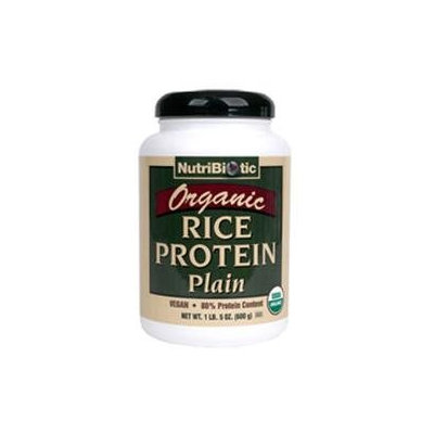 Nutribiotic - Organic Vegan Rice Protein Plain Flavor - 3 lbs.