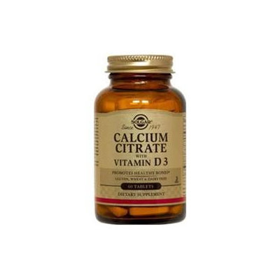 Solgar Calcium Citrate With Vitamin D3 - 240 Tablets