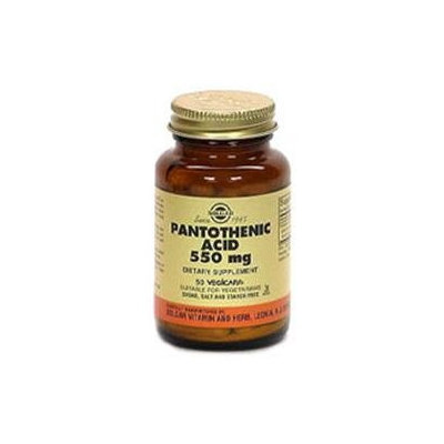 Solgar Pantothenic Acid 550 MG - 50 Capsules - Pantethine