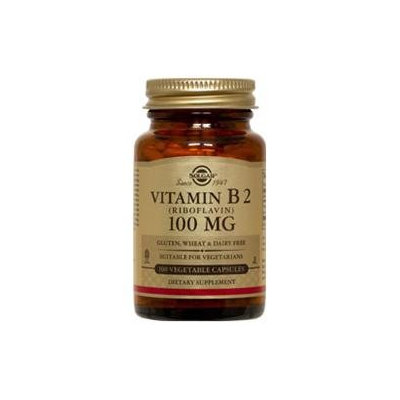 Solgar Vitamin B2 Riboflavin - 100 mg - 100 Vegetable Capsules