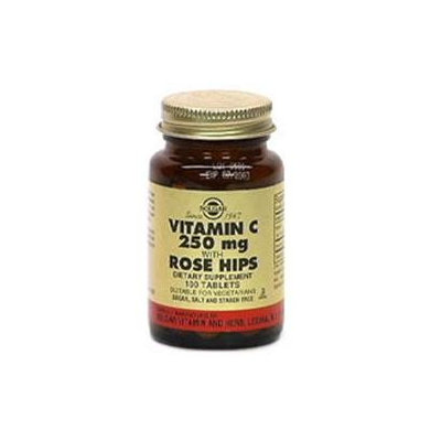 Solgar Vitamin C with Rose Hips - 250 mg - 100 Tablets