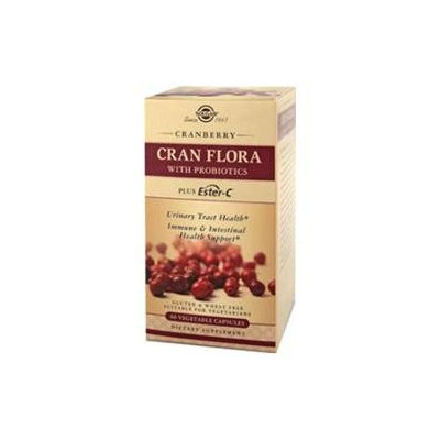 Solgar CRAN FLORA with Probiotics Plus Ester-C
