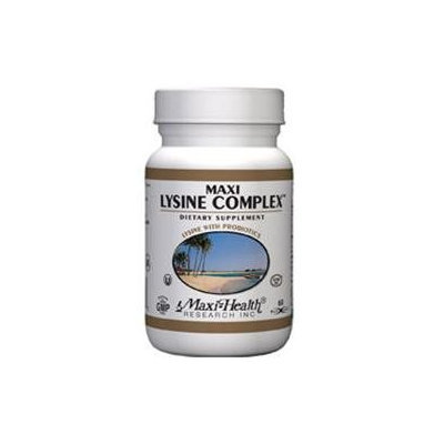Maxi Health Maxi Lysine Complex with Probiotics - 60 Vegicaps