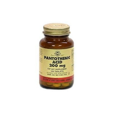 Solgar Pantothenic Acid 200 MG - 100 Tablets - Pantethine