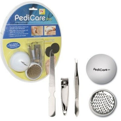 Trademark Global PediCare Pro Foot File System with Buffing Pads (Set of 4)