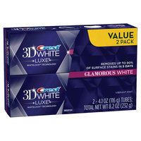 Crest 3D White Luxe Glamorous Toothpaste - 2 Count (4.1 oz each)