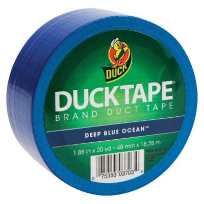 ShurTech Brands Duck Tape Deep Blue Ocean Duct Tape 1.88