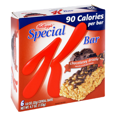 Special K® Kellogg’s Calories Chocolatey Drizzle Cereal Bars