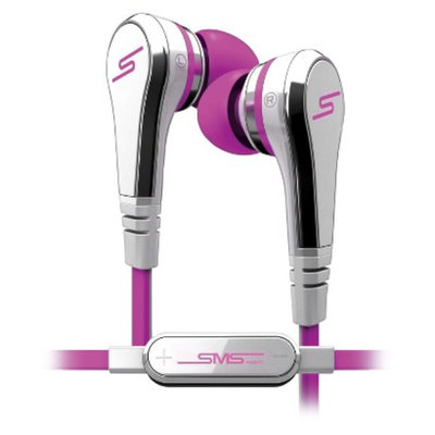 SMS Audio Street by 50 Wired In-Ear Earbuds - Pink (SMSEBPNK)