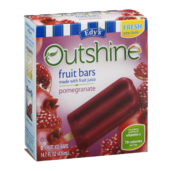 Edy's Outshine Fruit Bars Pomegranate - 6 CT