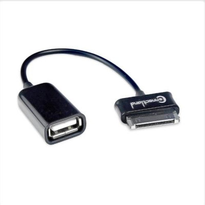 Connectland 30-Pin to USB Female Data Cable 480Mbps Plug and Play Galaxy Tablet