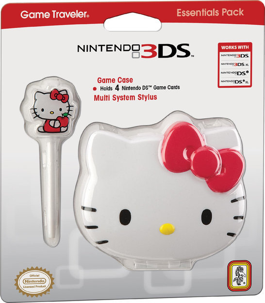 Game Traveler Hello Kitty Game Case for Nintendo 3DS, DS Lite, DSi