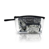 Jacki Design AHL15020BK Mystique 3 Piece Cosmetic Bag Set Black