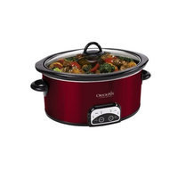 Crockpot Crock-Pot SCCPVP600-R 6-Quart Red Smart-Pot Oval Slow Cooker