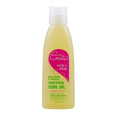 Alaffia Beautiful Curls & Coconut Hydrating Curl Oil, 4 oz