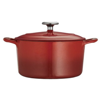 Tramontina 3.5 Quart Cast Iron Dutch Oven - Red