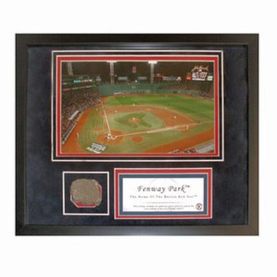 Steiner Sports Boston Red Sox Fenway Park Photograph w Authentic Mini Brick From Fenway Collage