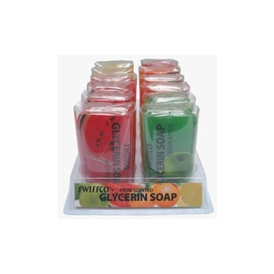 Swissco Fruit Scented Glycerine Soap 3.5 oz. (2 Pieces)