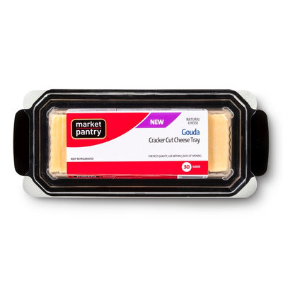 Market Pantry Gouda Cracker Cut Tray 10 oz