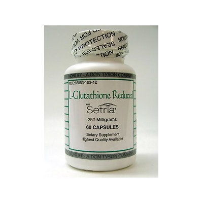 L-Glutathione Reduced 250 mg 60 caps by Montiff