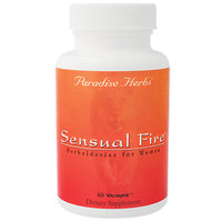 Paradise Herbs & Essentials Sensual Fire For Women 350 MG - 60 Veggie Caps - Female Intimacy Herbs