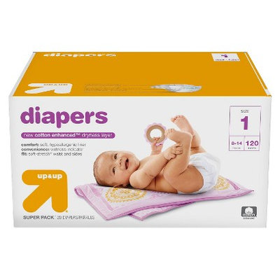 up & up Diapers Super Pack - Size 1 - 120 ct