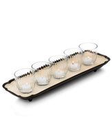 Mikasa Countryside 18-inch Tray with Fluted Glass