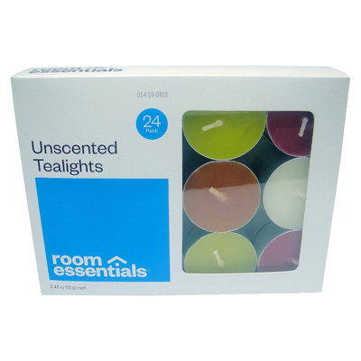 Room Essentials Unscented Candle Set Multi