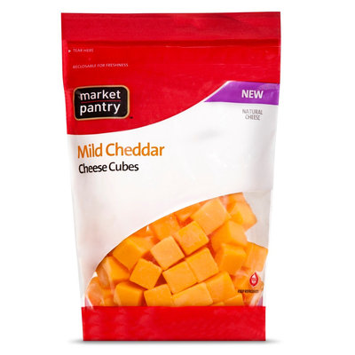 Market Pantry Mild Cheddar Cube 8 oz