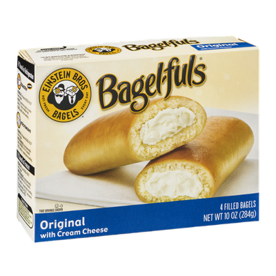 Einstein Bros. Bagels Bagel-fuls Original with Cream Cheese - 4 CT