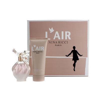 L'Air by Nina Ricci Eau de Parfum Spray 50ml Silky Body Lotion 100ml