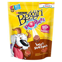 Purina Petcare Beggin Poppers Bacon Steak 25oz