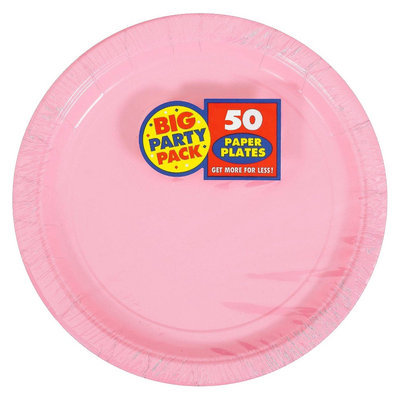 Amscan New Pink Big Party Pack - Dinner Plates (60 count)