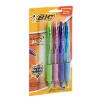 BIC Velocity Bold Ball Pen Assorted - 4 CT