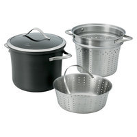 Calphalon Contemporary Nonstick Dishwasher Safe Multi Pot with Steamer Insert - 8-Quart