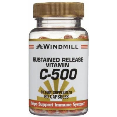 Vitamin C CAPS 500MG S/R WMILL Size: 60