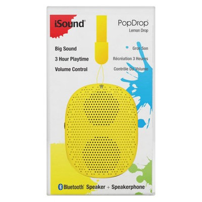 iSound Pop Drop Wireless Speaker Lemon Drop (ISOUND-6352)