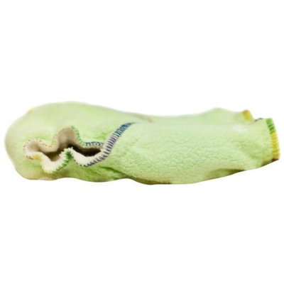 Kissa's Cotton Fleece Fitted Diaper, Lime Green, 15 - 40 Pounds