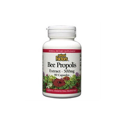 Natural Factors Bee Propolis Extract - 500 mg - 90 Capsules