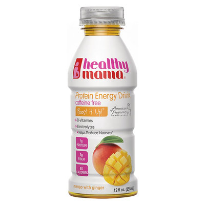 Healthy Mama Caffeine Free Mango With Ginger Protein Energy Drink - 12 fl oz
