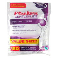Plackers Gentleslide Mint Dental Flossers - 160 Count