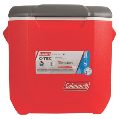 Coleman 45Qt Ctec Wheeled Cooler - TriColor