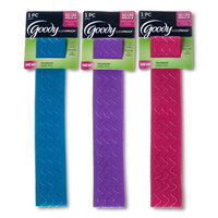 Goody SlideProof Extra Wide Triple Wave Headwrap, Brights, 1 CT