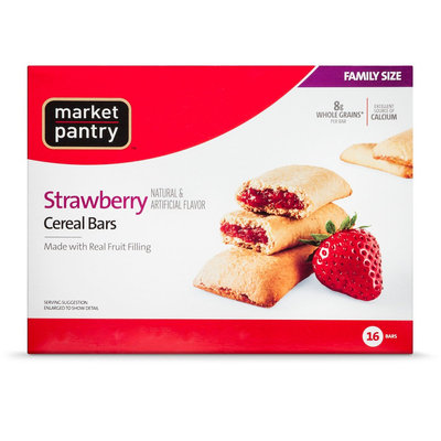 20.8 Ounce Market Pantry Strawberry Cereal Bars